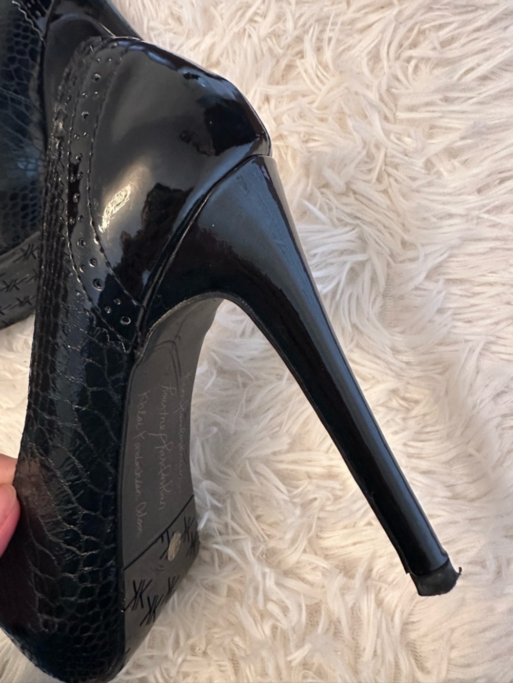 Croc platform heels - Picture 7 of 9